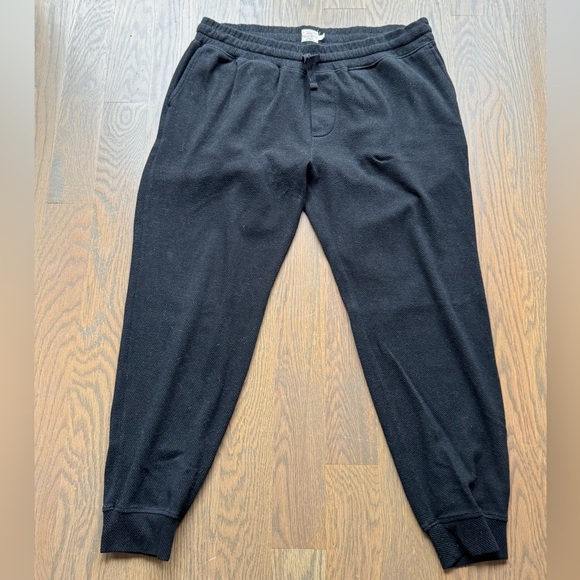 Faherty Sweater Joggers Heathered Black Twill Size XXL sweat pants - Picture 12 of 16